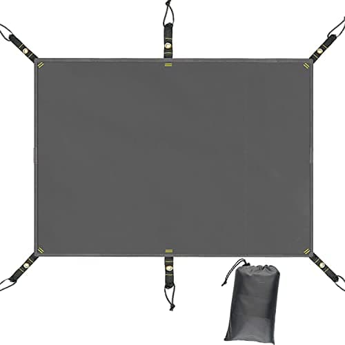 テントシート 防水加工 耐水圧3000mm グランドシート 厚手 収納袋付き (L)